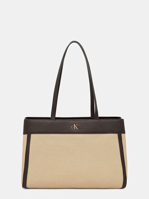 Calvin Klein torebka shopper damska bawełniana - zdjęcie produktu nr 1