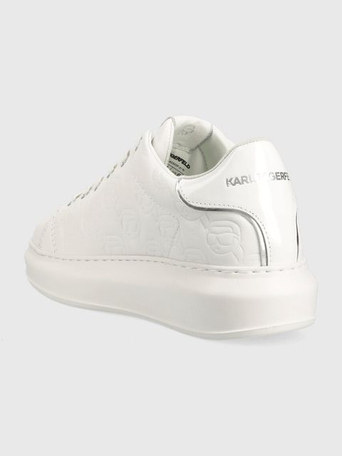 Karl Lagerfeld sneakersy skórzane KAPRI KC kolor biały KL62523F - zdjęcie produktu nr 2