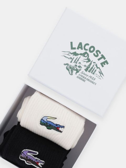 Lacoste skarpetki 2-pack kolor czarny RA5989 - zdjęcie produktu nr 2