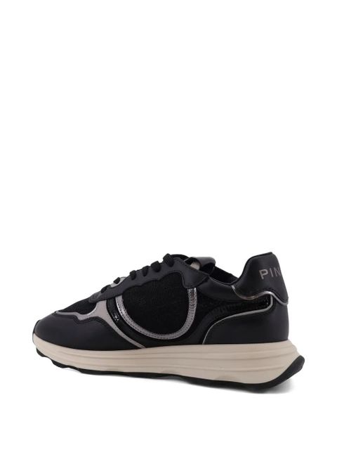 PINKO logo-appliqué sneakers - Black