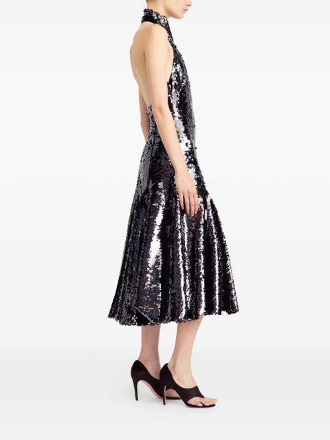 16Arlington Mika square sequin dress - Black