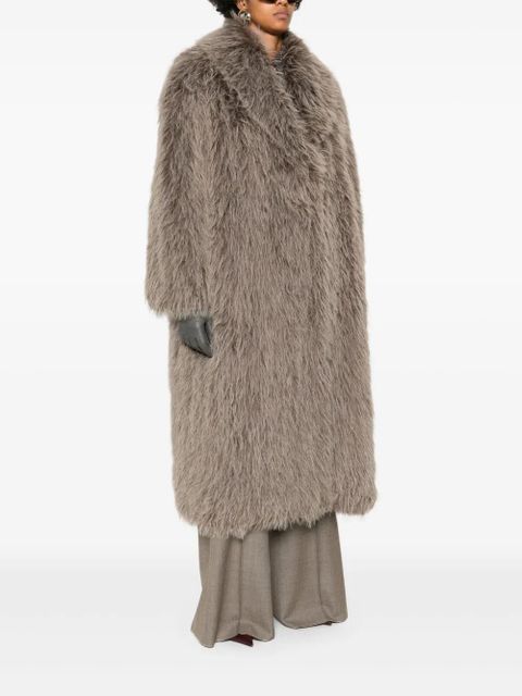 Eleh faux-fur coat - Brown - zdjęcie produktu nr 2