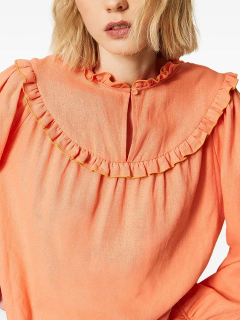 TWINSET ruffled blouse - Orange