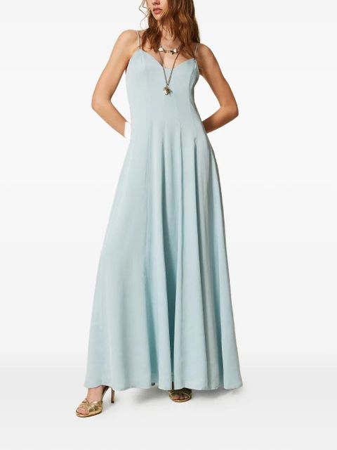 TWINSET sleeveless maxi dress - Blue - zdjęcie produktu nr 2