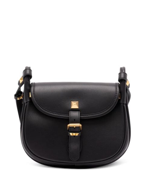 Valentino Garavani buckle-strap leather shoulder bag - Black - zdjęcie produktu nr 1