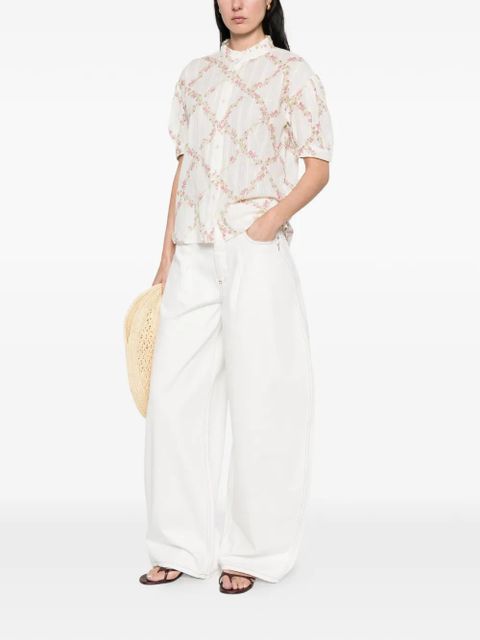 TWINSET floral print shirt - White - zdjęcie produktu nr 2