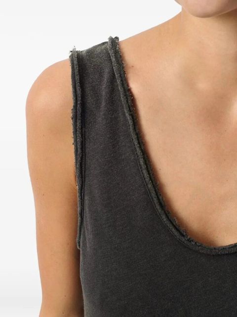 American Vintage Sonora raw-edge top - Black