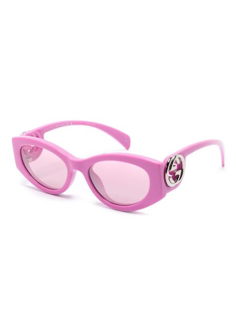 Gucci Eyewear oval-frame sunglasses - Pink - zdjęcie produktu nr 2
