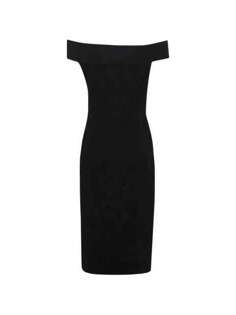 Alexander McQueen off-shoulder dress - Black - zdjęcie produktu nr 2