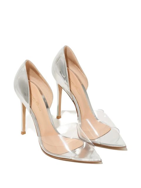 Gianvito Rossi 105mm open toe sandals - Silver - zdjęcie produktu nr 2