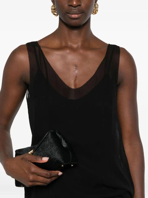 TOTEME V-neck slip top - Black