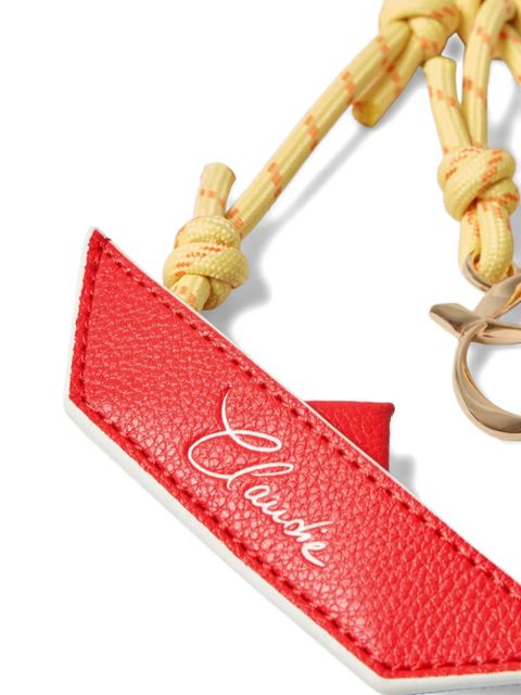 Claudie Pierlot letters leather keyring - Red - zdjęcie produktu nr 2