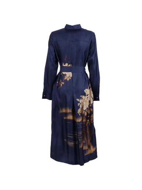 Max Mara Falange floral-print maxi dress - Blue - zdjęcie produktu nr 2