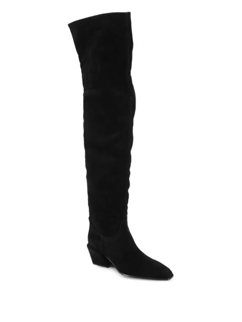 Paris Texas suede knee-high boots - Black - zdjęcie produktu nr 2