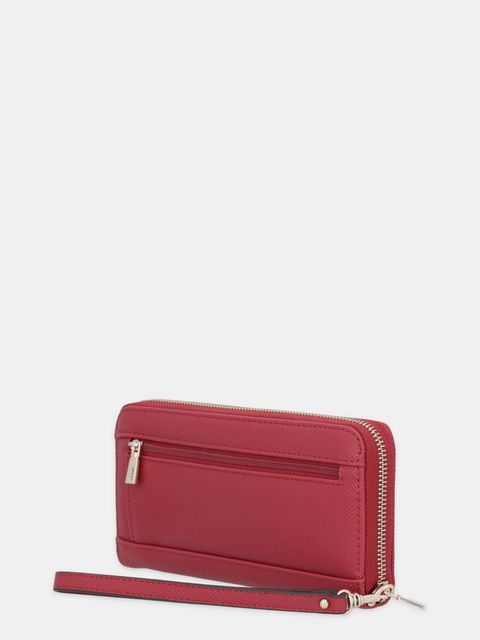 Guess portfel LAUREL damski kolor czerwony SWZG74 59146