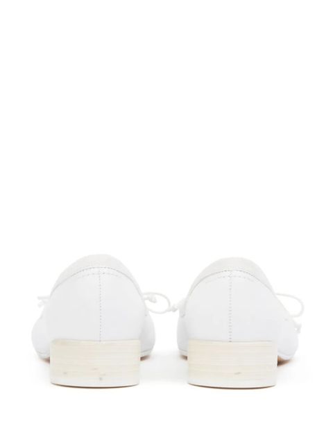 MM6 Maison Margiela 30mm Anatomic Ballerinas - White