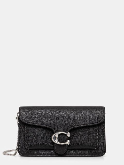 Coach torebka skórzana Tabby kolor czarny CE772