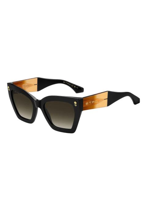 ETRO stripes sunglasses - Black
