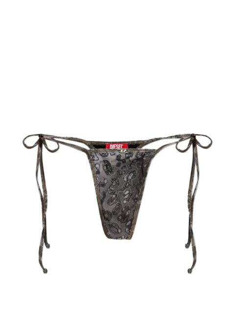 Diesel Demy-Utlt patterned tie bikini bottoms - Grey - zdjęcie produktu nr 1