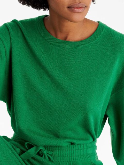 ERES Star knitted track pants - Green