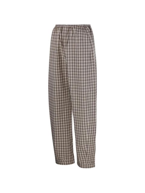 Nanushka Yayoi check trousers - Neutrals