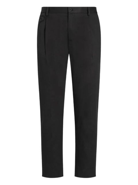 Dolce & Gabbana dart-front tailored trousers - Black - zdjęcie produktu nr 1