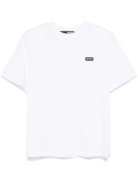 ROTATE BIRGER CHRISTENSEN logo-patch T-shirt - White - zdjęcie produktu nr 1