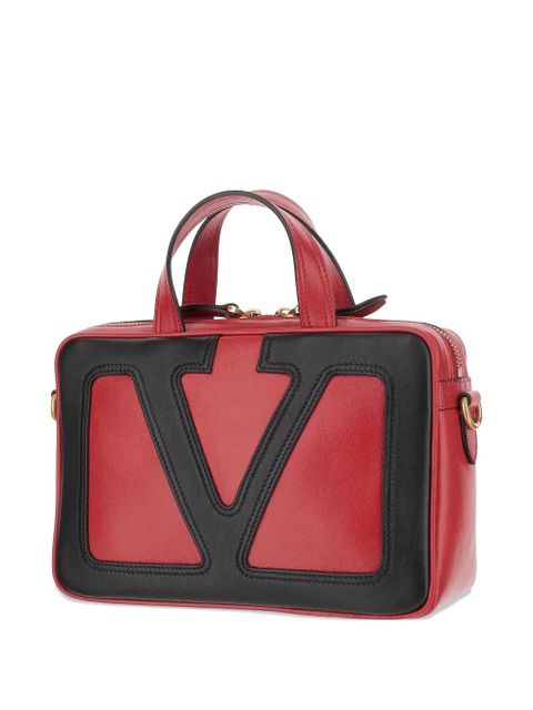 Valentino Garavani Viva Superstar leather tote bag - Red