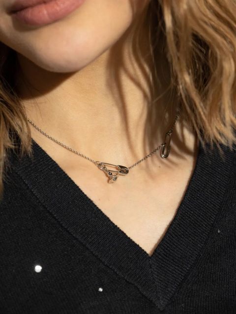 Vivienne Westwood safety-pin necklace - Silver - zdjęcie produktu nr 2