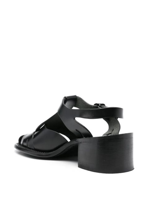 Hereu Pesca 60mm leather sandals - Black - zdjęcie produktu nr 2