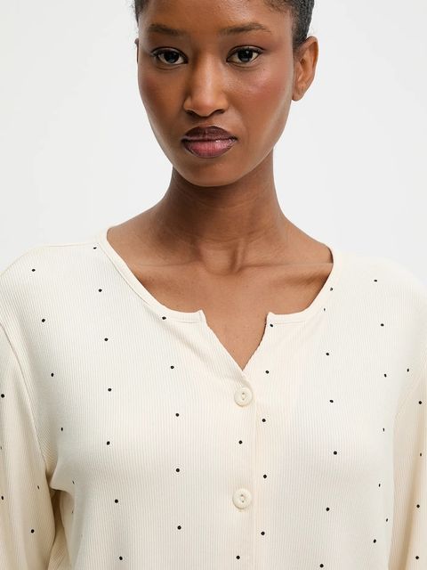 Answear.LAB piżama damska kolor beżowy