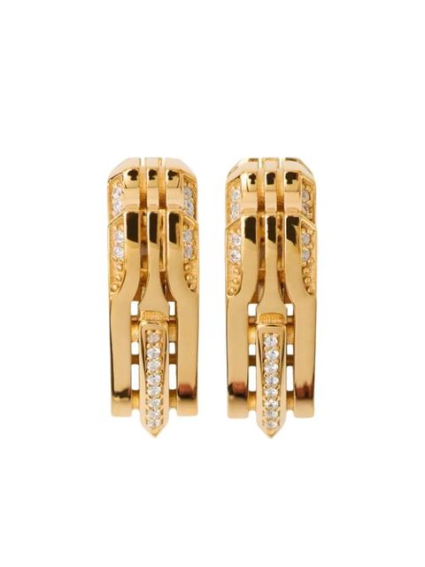 Burberry shield pavé earrings - Gold - zdjęcie produktu nr 1