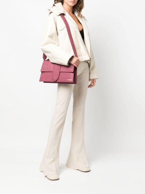 Jacquemus Le Bambinou leather tote bag - Purple