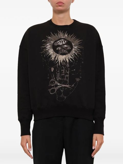 Alexander McQueen embroidered sweatshirt - Black - zdjęcie produktu nr 1