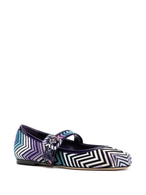 Missoni wave ballerina shoes - Purple - zdjęcie produktu nr 2