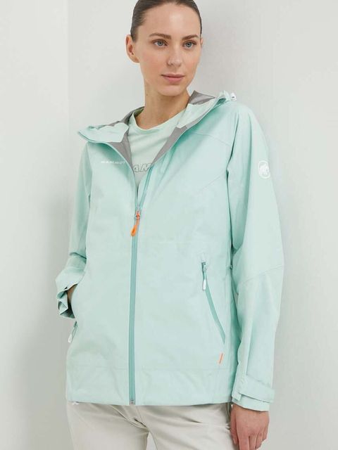 Mammut kurtka outdoorowa Convey Tour HS kolor zielony gore-tex - zdjęcie produktu nr 1