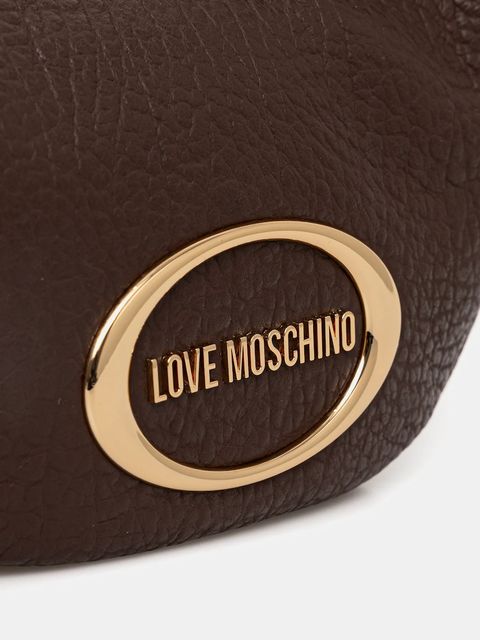 Love Moschino torebka kolor brązowy JC4340PP0NK1431A