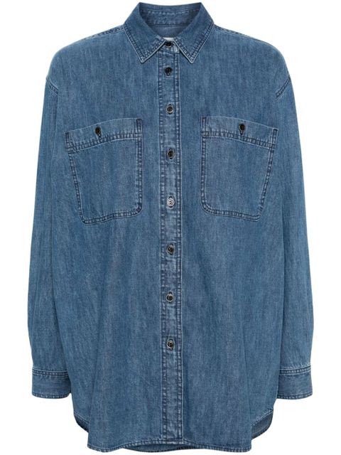 MARANT ÉTOILE Verane button-up denim shirt - Blue