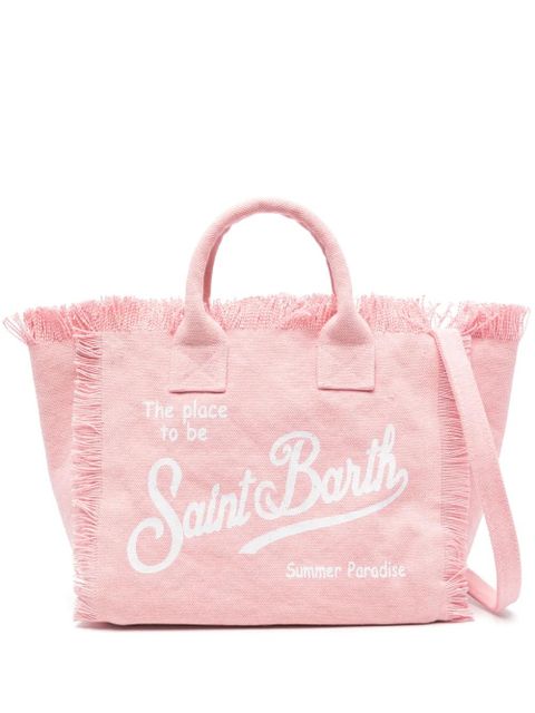 MC2 Saint Barth Colette canvas beach bag - Pink - zdjęcie produktu nr 1
