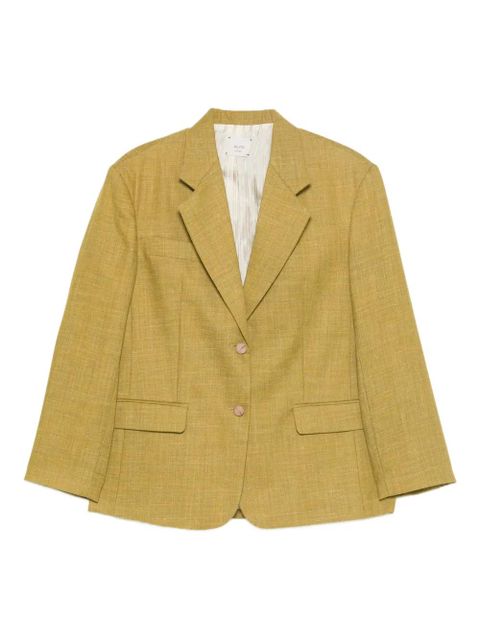 Alysi notched-lapel blazer - Yellow - zdjęcie produktu nr 1