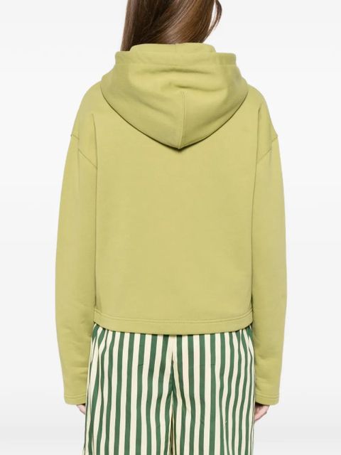 AMI Paris Ami De Coeur zip-up hoodie - Green