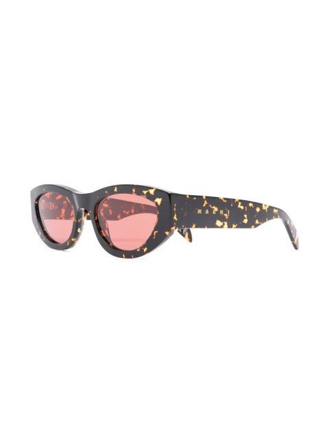 Marni Eyewear VGO tortoiseshell-effect sunglasses - Brown - zdjęcie produktu nr 2