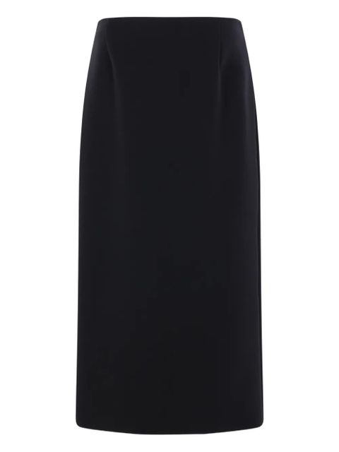 The Row wool midi skirt - Black - zdjęcie produktu nr 1