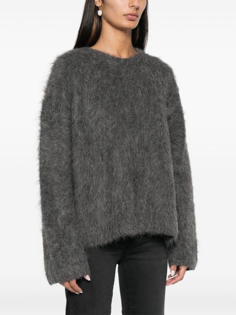 TOTEME brushed sweater - Grey
