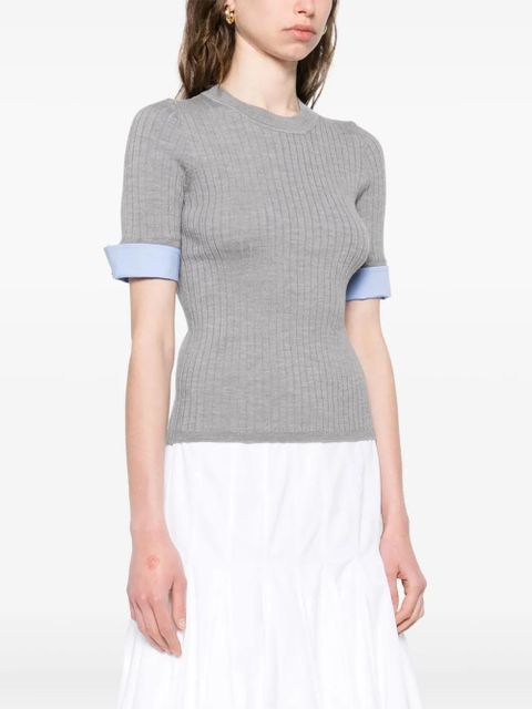 SANDRO layered T-shirt - Grey