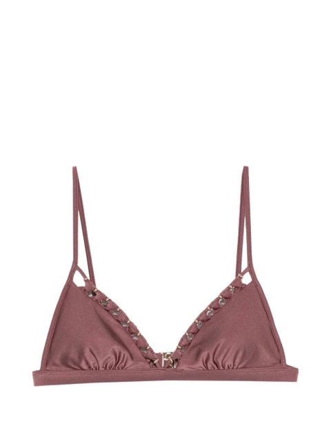 ZIMMERMANN Aster bead-embellished bikini top - Pink - zdjęcie produktu nr 1