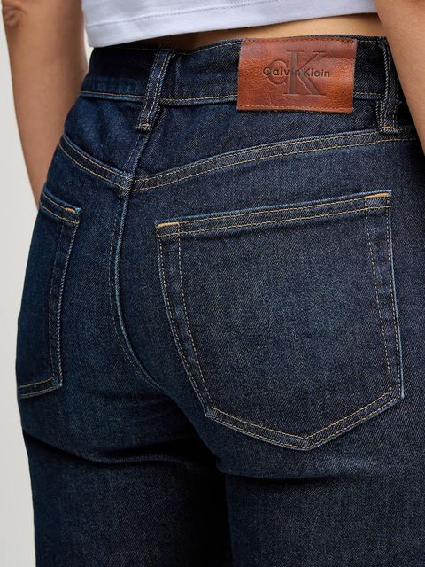 Calvin Klein Jeans jeansy damskie kolor granatowy LV147D781G
