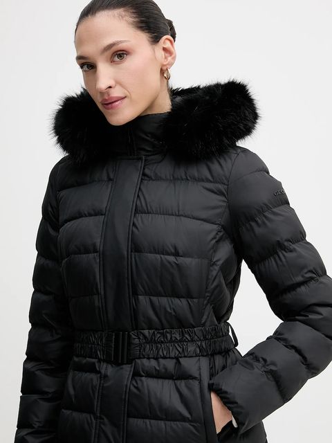 Geox kurtka puchowa CATRIA kolor czarny zimowa W5626F T3152