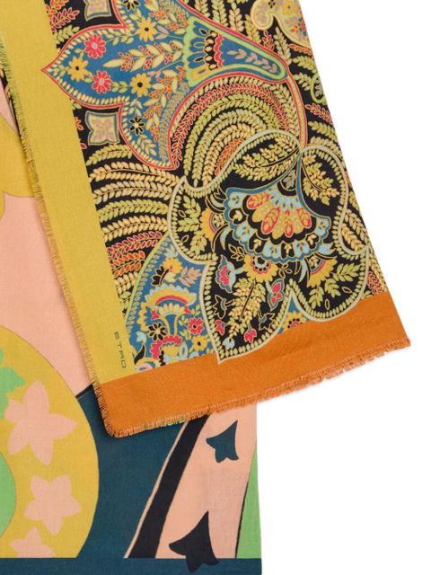 ETRO paisley-print scarf - Yellow - zdjęcie produktu nr 2