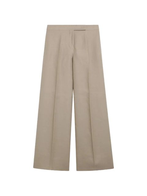 Max Mara pressed-crease wide-leg trousers - Neutrals - zdjęcie produktu nr 1